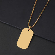 Custom engraved name pendant detail, personalized necklace close-up