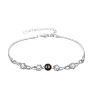 Photo projection bracelet finish options, personalized custom picture charm colours