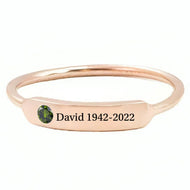 Personalized Memorial Ring