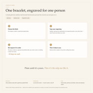 Engraved bracelet personalization guide: how engraving and made-to-order works