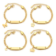 Personalized Butterfly Name Bracelet