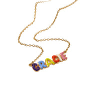 Personalized Colorful Name Necklace — product photo 6