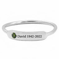 Personalized Memorial Ring