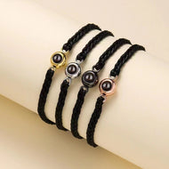 Personalized Photo Projection Braided Bracelet — product photo 3