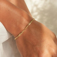 Personalized Cuban Chain Name Bracelet — product photo 2