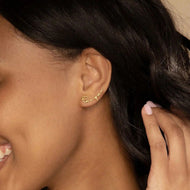Personalized Name Earrings — product photo 3